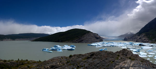 Panoramic view of sea against sky