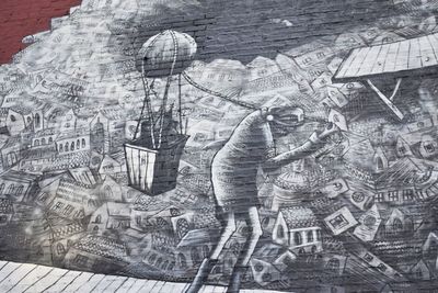 Close-up of built structure