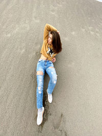 Portrait of a smiling young woman