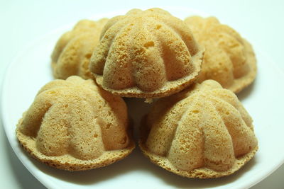 Close-up of pastry on plate