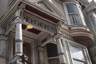Low angle view of historical building