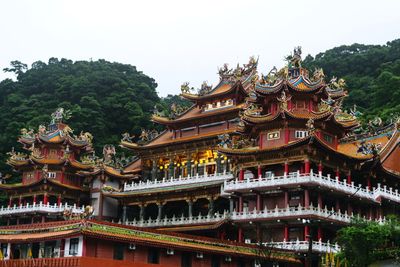 Low angle view of building against sky