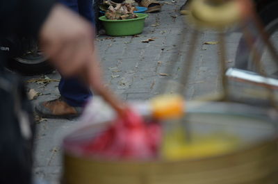 Candy seller in the bazaar