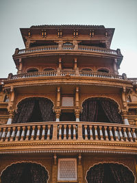 Low angle view of historical building against sky