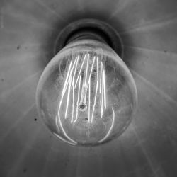 Close-up of light bulb