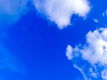 Low angle view of clouds in sky