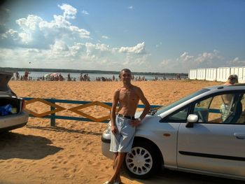 People on beach