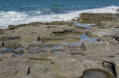 Scenic view of beach