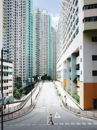 Street amidst buildings in city