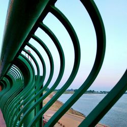 Low angle view of spiral staircase