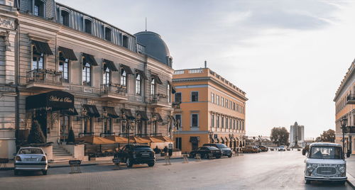 Hotel paris in the historical center of odessa, ukraine