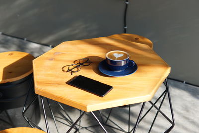 Close-up of drink on table