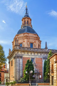 Low angle view of historic building against sky