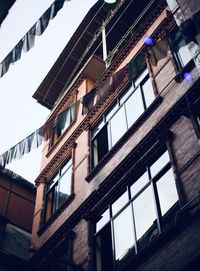 Low angle view of building against sky