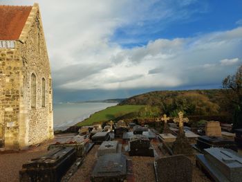 Old ruins against sky