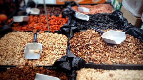 Close-up of food for sale at market stall