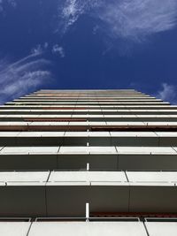 Low angle view of building against sky