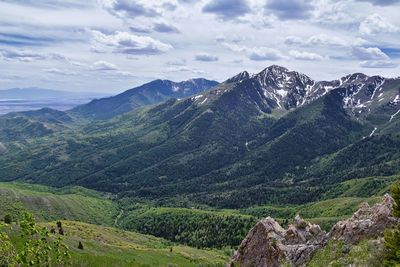 Rocky mountain wasatch front butterfield canyon oquirrh mountains utah, united states.