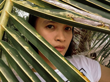 Close-up portrait of girl