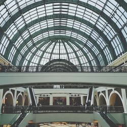 Low angle view of modern ceiling