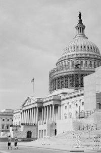 Us capitol in restoration