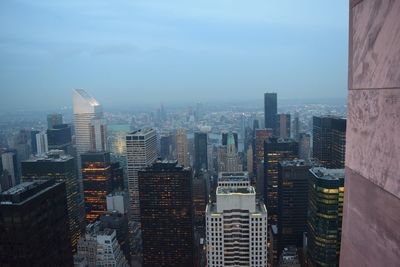 Skyscrapers against sky