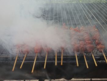 Close-up of smoke