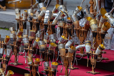 Panoramic view of market stall for sale