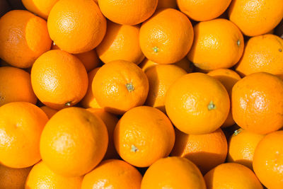 Full frame shot of oranges