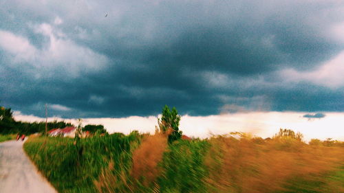 Panoramic view of landscape against sky