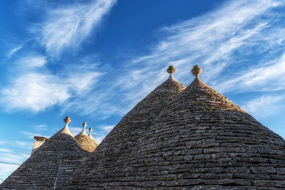Low angle view of building against sky