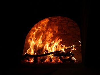 Bonfire at night