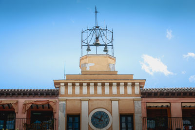 Low angle view of building against sky