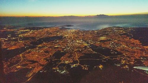 Aerial view of cityscape