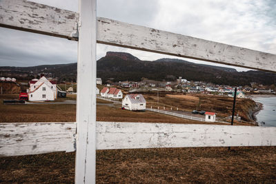 Houses near the rocher percé