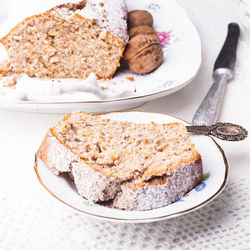 Close-up of cake on plate