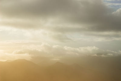 Scenic view of cloudscape against sky