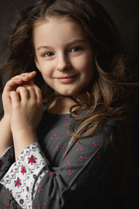 Portrait of smiling girl
