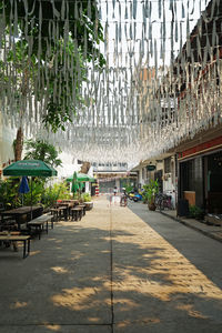 Street amidst buildings in city