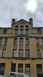 Low angle view of building against sky