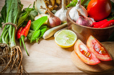 Close-up of vegetables