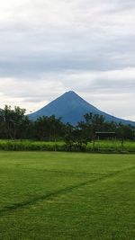 Scenic view of landscape against sky