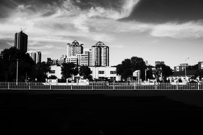 City buildings against sky