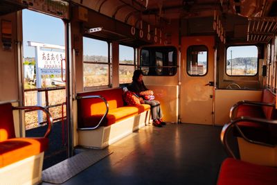 People sitting in bus