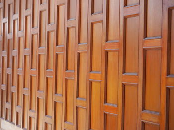 Full frame shot of wooden door