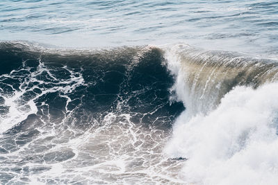 Scenic view of sea waves