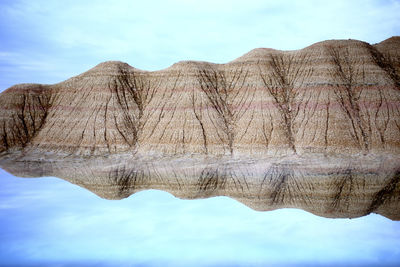 Desierto de bardenas reales, desert of bardenas reales navarra spain this particular rock formation