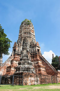 Low angle view of a temple