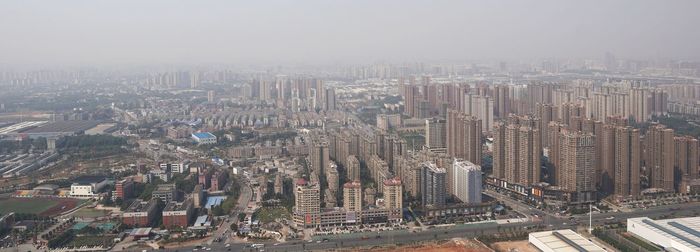 Aerial view of cityscape