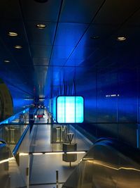 View of illuminated lights